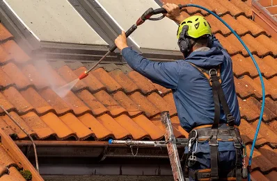 Démoussage et hydrofuge de toiture à Chaudebonne